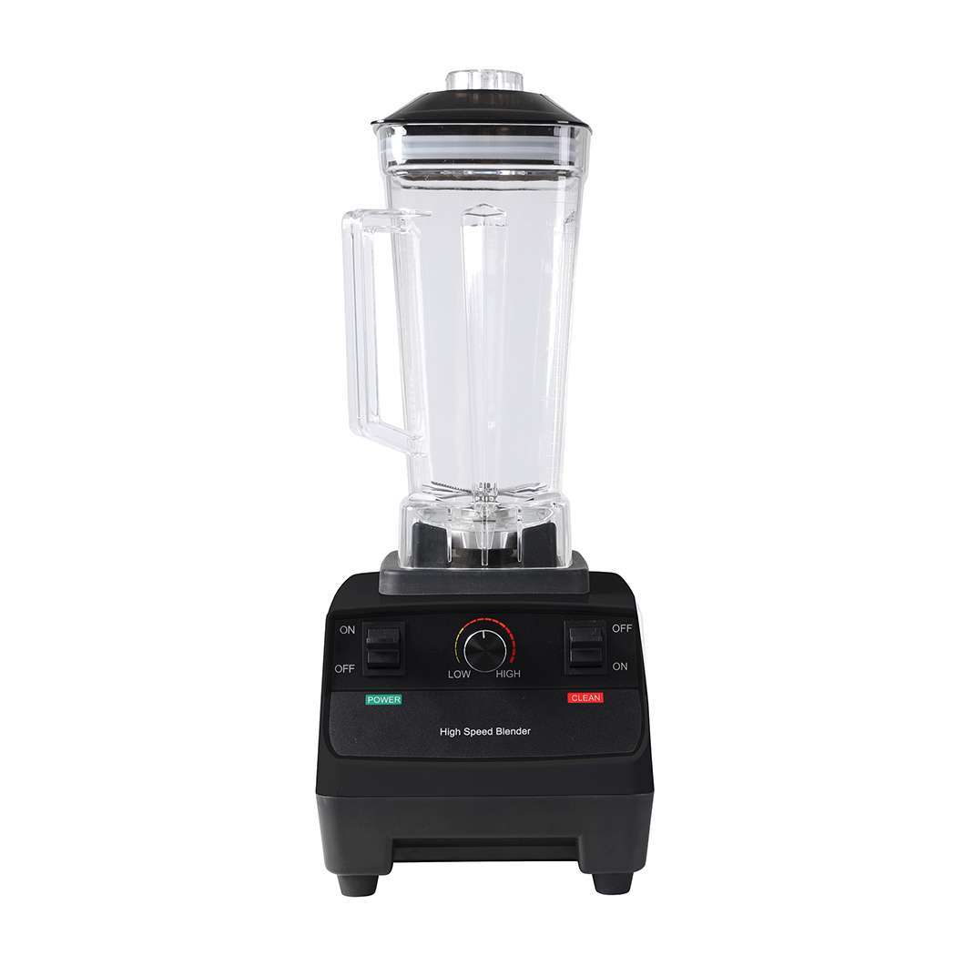 AP0025-BK_base.jpg 2L Commercial Blender Mixer Food Processor Juicer Smoothie Ice Crush Maker Black - Image 1