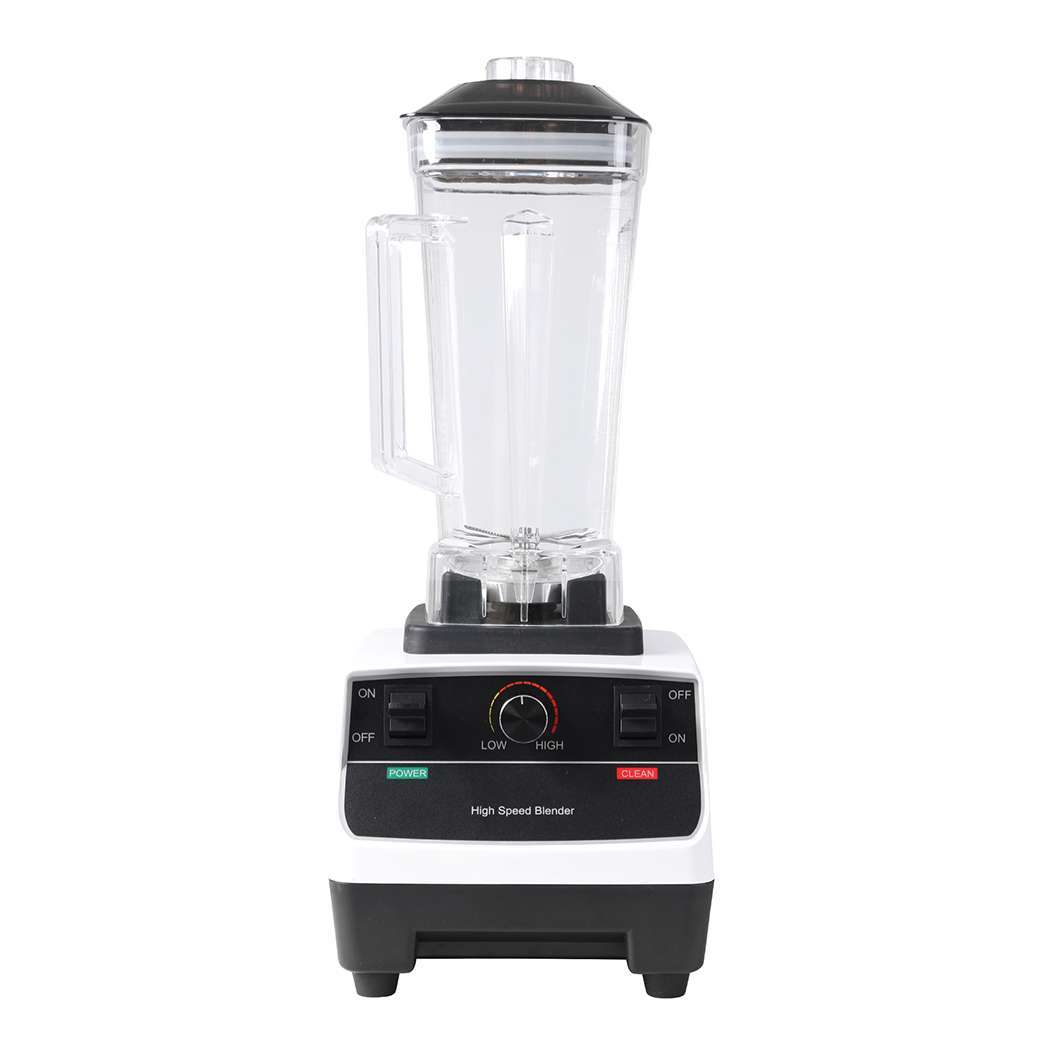 AP0025-WH_base.jpg 2L Commercial Blender Mixer Food Processor Juicer Smoothie Ice Crush Maker White - Image 1