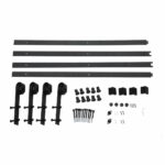 1.5M Antique Classic Style Single Sliding Barn Door Hardware Track Roller Kit