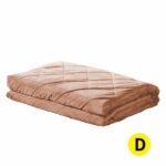 DreamZ 9KG Adults Size Anti Anxiety Weighted Blanket Gravity Blankets Pink