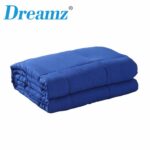 DreamZ Weighted Blanket Heavy Gravity Deep Relax 5KG Adult Double Navy