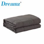 DreamZ Weighted Blanket Heavy Gravity Deep Relax 7KG Adult Double Grey