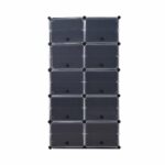Cube Cabinet DIY Shoe Storage Cabinet Organiser Rack Shelf Stackable 10 Tier