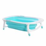 Baby Bath Tub Infant Toddlers Foldable Bathtub Folding Safety Bathing Shower GN