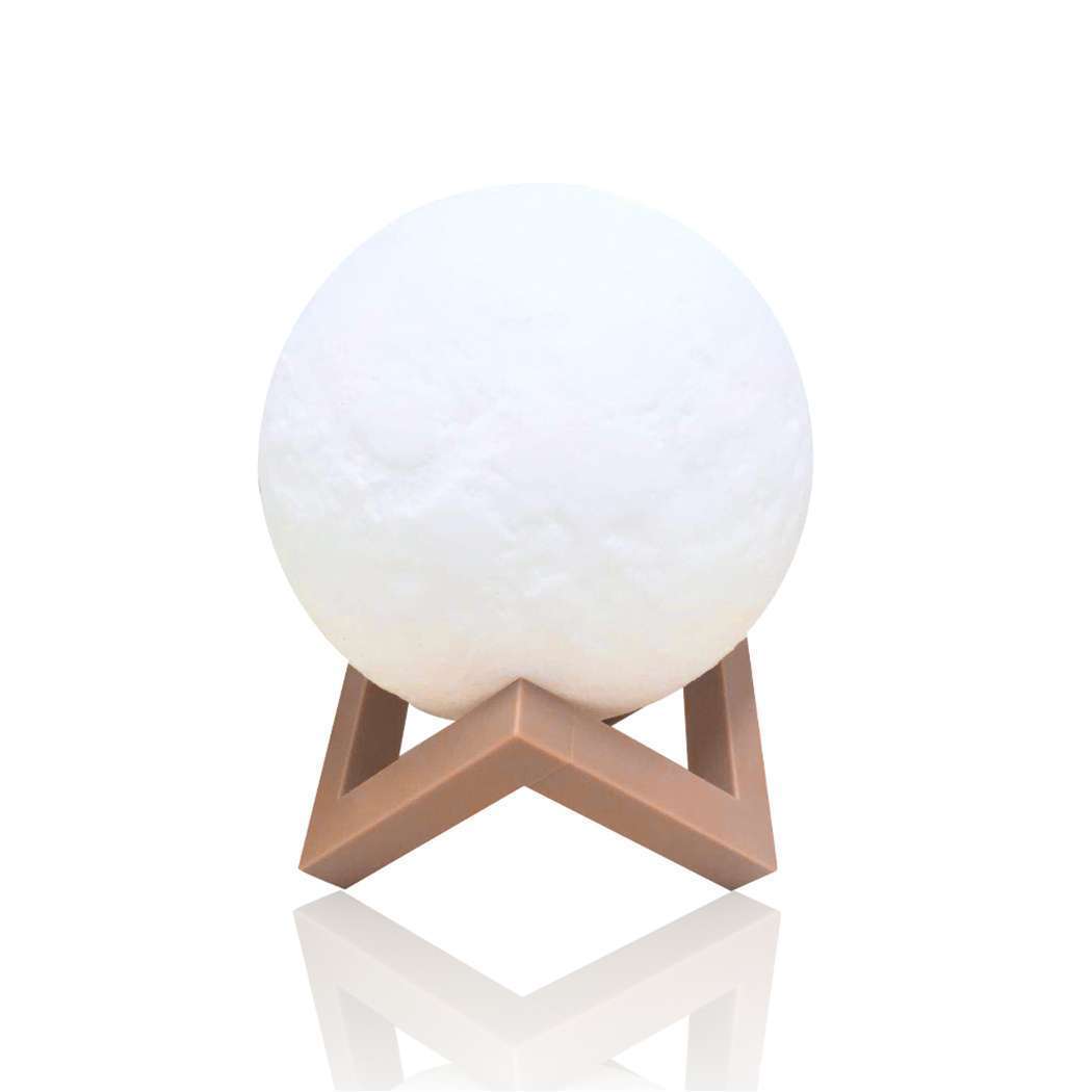LI0169-M_base.jpg 3D Magical Moon Lamp USB LED Night Light Moonlight Touch Sensor 18cm Diameter - Image 1