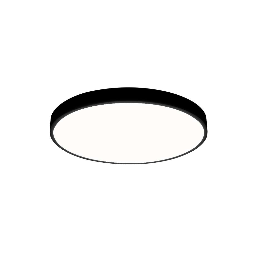 LI0352-18W-BK_base.jpg EMITTO Ultra-Thin 5CM LED Ceiling Down Light Surface Mount Living Room Black 18W - Image 1