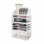 Cosmetic 7 Drawer Makeup Organizer Storage Jewellery Holder Box Acrylic Display