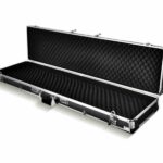 Portable Hard Aluminium Double Hunting Gun Cases Safe Bag Rifle Shot Carry Boxes