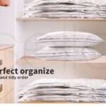 Vacuum Storage Bags Save Space Seal Compressing Clothes Quilt Organizer 8PCS