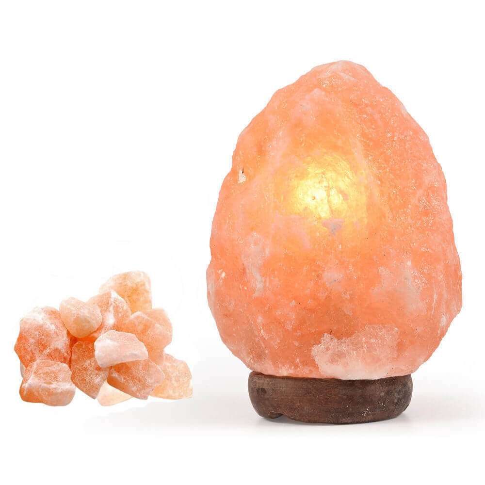 ek2313_main_1.jpg 5-7 kg Himalayan Salt Lamp Rock Crystal Natural Light Dimmer Switch Cord Globes - Image 1