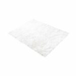Floor Rugs Sheepskin Shaggy Rug Area Carpet Bedroom Living Room Mat 60X120 White