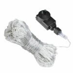 96LED Fairy String Lights Net Mesh Curtain Xmas Wedding Party Decor Multi Colour