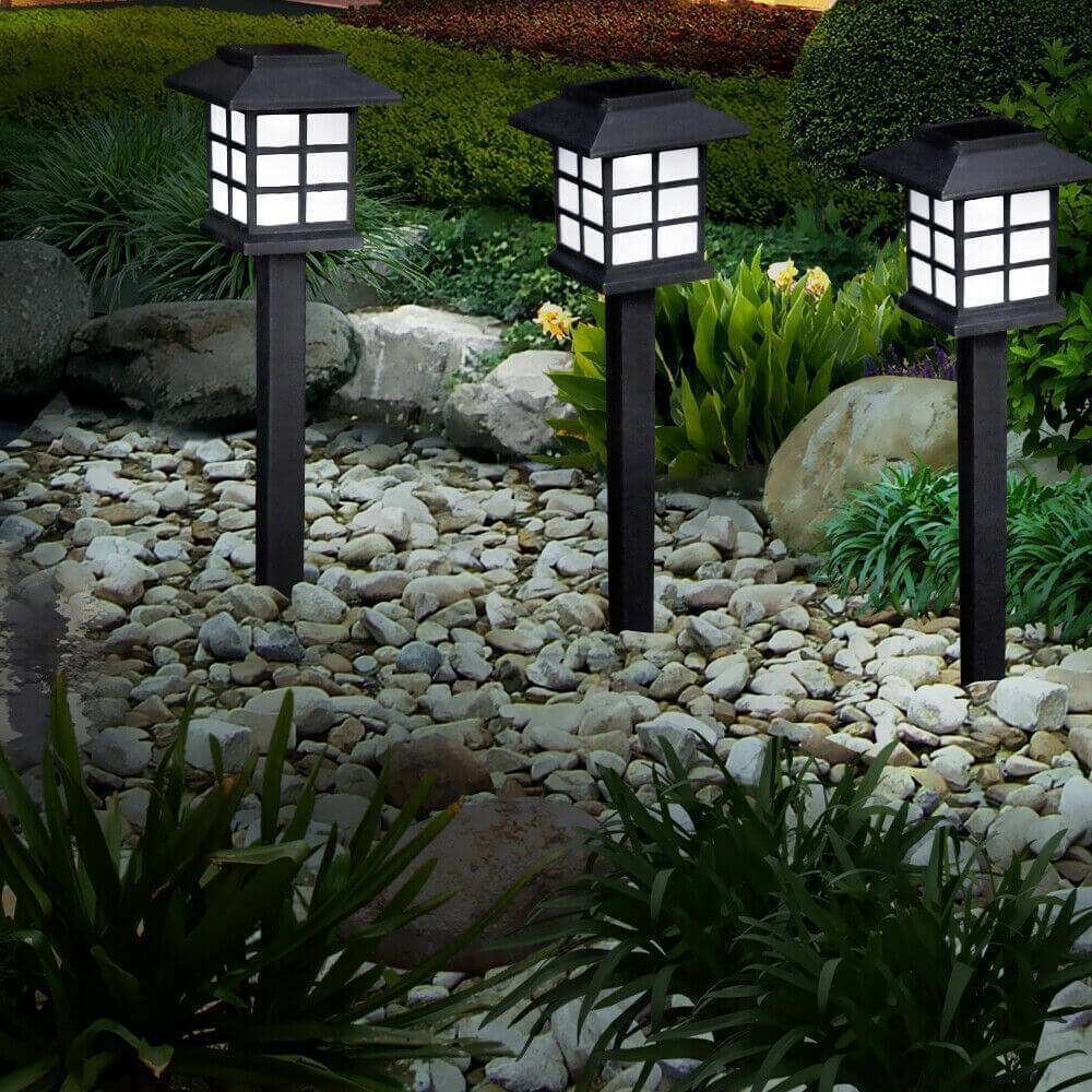 sl1003-6_main_1.jpg 6x LED Solar Power Garden Landscape Path Lawn Lights Yard Lamp Outdoor Lighting - Image 1